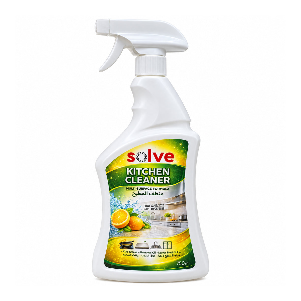 Solve Kitchen Cleaner Multi-Surface Formula - 750ml