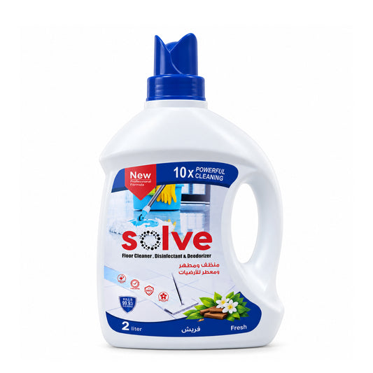 Solve Floor Cleaner, Disinfectant & Deodorizer - Fresh - 2L
