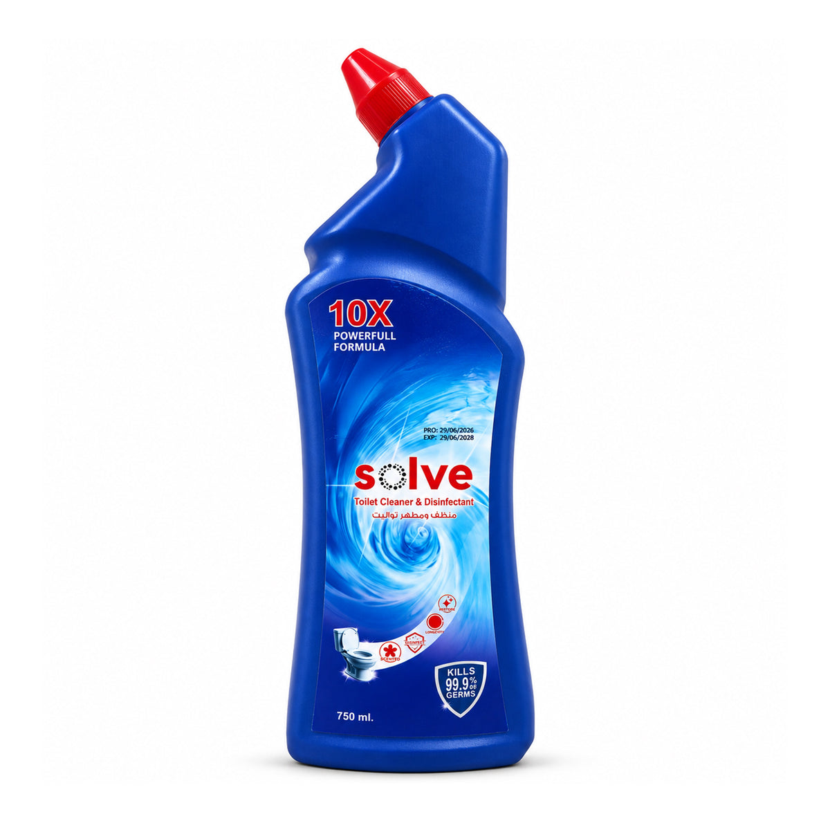 Solve Toilet Cleaner & Disinfectant - 750ml